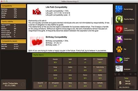 numerology, software, VeBest